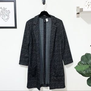 Knit blazer
